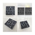 Miniatyrbilde 4 av 5: Grafittform 11 Hull Metall Smelteform For Sølv