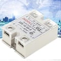 Miniatyrbilde 4 av 4: Solid State Relé Kontaktløs Bryter DC AC SSR med Aluminium Kjøleribbeplate SSR-10 DA H