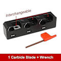 Miniatyrbillede 2 af 4: Carbide Indsatser Dyvelmaskine Dyvelplader (med 1 Carbide Blade)