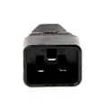 Pikkukuva 5 / 5: IEC 320 C20 3-nastainen uros - C13 3-nastainen naaras pistoke virtalähde muunnin adapteri