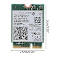 Miniatyrbillede 4 af 5: M.2 Key E AX211NGW Wifi Kort Tri Band Trådløst WiFi 6E Netværkskort 802.11 Ax BT-Kompatibel 5.2 Wifi Kort Windows 10