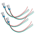 Miniatyrbillede 4 af 5: 4 Sæt Indikator LED Lys Vandtæt Fælles Anode Industrielle Kontrolkomponenter 12mm 110-220VRød og Grøn
