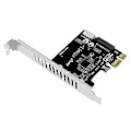 Miniatyrbild 1 av 5: PCI Express-kort PCIe till USB3 Typ-E Front Typ-C 19P Expansionskort Kompatibelt PCI-E X1 X4 X8 X16 Gränssnitt
