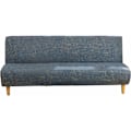 Miniatyrbillede 1 af 5: Armløs Sofaovertræk 3 Personers Stretch Sofaovertræk All Over Folding Sofa Beskytter, Universal Skridsikker Sofa Håndklæde 180-210cm (Bladprint) HIA