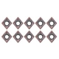 Miniatyrbillede 3 af 4: 10 stk. CNC drejebænk drejeindsats indekserbar solid hårdmetal klinge skæring CCMT0602046018