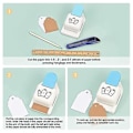 Miniatyrbillede 4 af 5: Tag Punch Tag Puncher 3 I 1 Craft Tag Punch Tag S Håndtag Craft Punch Til Papir