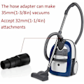 Miniatyrbillede 4 af 5: Adapter til støvsugerslange, adapter til vakuumtrykaflastning, universel slangeforbindelse, adapter til støvsugerslange til støvopsamling (5 stk.)
