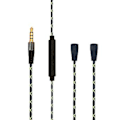 Miniatyrbillede 2 af 5: Erstatning for Aie8 Ie80 Ie8i Sports Headset Ledning med Mikrofon Standard