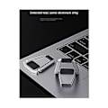 Miniatyrbillede 3 af 5: Laptop D, metal, Bærbar, Foldbar, , Dissipat, Flad Opbevaring, Hævet Base (grå