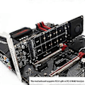 Pikkukuva 2 / 5: PCI-E X16 - NVME M.2 -liitännälle M-avaimella varustetuille 4 SSD-levylle RAID-nousukorttisovitin PCI-E Spli