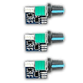 Miniatyrbild 1 av 5: 3 st Datorfläktkontroller PWM Hastighetsregulator 12V Enkelriktad 4-Pin Lågeffekts Tyst Fläktkontroller