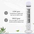 Miniatyrbillede 4 af 5: Bærbar Luftkøler Ventilator, Strømlinet Tårnventilator med LED, Kraftig Vind, Pladsbesparende, Bladløst Design, USB Interface Sort