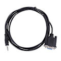Miniatyrbillede 1 af 5: Db9 9 Pin Vga Hun Kabel, db 9 Hun Til 3,5 mm (1/8in) Stereo Han Serielt Datakabel - 1,8 meter