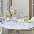 Pikkukuva 4 / 5: 1:6 Nuken Mini Kalusteet Hienostunut Lasi/Kaiverrettu Pullo/ -osainen Setti