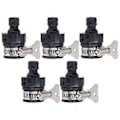 Miniatyrbillede 1 af 4: 5 stk. Vandhanehane Konnektor Adapter Mixer Klemme Universal Have Køkken Slange Rør Passer 14-24mm