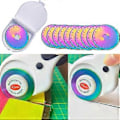 Miniatyrbilde 3 av 5: 45 mm roterende kutterblader, påfyll av stoffskjæreblader for quilting, scrapbooking, sying, kunst og håndverk, 10-pakning, flerfarget