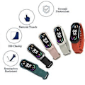 Pikkukuva 3 / 5: 3D-kalvo + kova PC-kotelo Mi Band 6 5 4 3 -älykellon rannekkeelle, koko näyttö