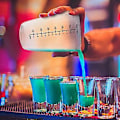 Miniatyrbilde 2 av 5: Anti-lekkasje Transparent PC Resin Cocktail Shaker Mikser med Skala Bar Verktøy (700ml)