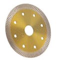Miniatyrbilde 3 av 4: Diamantsagblad for kutting av betong, granitt, marmor, fliser og stein (gull)