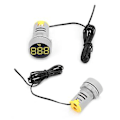 Miniatyrbillede 4 af 5: AC 50~380V Temperaturindikator Lys LED Digital Termometer -20~199℃ (Gul)