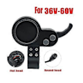 Miniatyrbilde 2 av 4: 36-60v Dashboard Meter For Jp Electric (flatt hode)