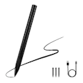 Miniatyrbilde 5 av 5: Stylus Penn med 3 stk. Nib-tupper - svart