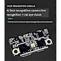 Miniatyrbild 1 av 3: Smart Access Ansiktsigenkänningsmodul AI Ombord Binokulär Kamera med Kattögonvy Live Kroppsdetektering