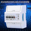 Miniatyrbillede 3 af 3: 220v Multifunktionel Digital Enkeltfaset Elektrisk Energi Site Meter På Din Skinne Meter 2 Linje 4p (20(80) f