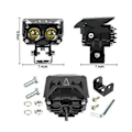 Miniatyrbild 2 av 5: 1 st 60W LED Extraljus Dimljus Dubbla Cykler Extra