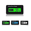 Miniatyrbild 2 av 5: 12v 24v 48v Batterikapacitetsmätare Universal LCD Batteri Voltmeter Display