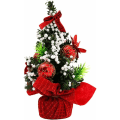 Miniatyrbild 1 av 5: Mini julgran, konstgjord julgran, mini konstgjord gran, god jul-present till hem, butik, kontor, bord, vinterdekorationer (20 cm)