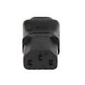 Miniatyrbild 4 av 5: IEC 320 C13 3-Pin Hona Till C8 2-Pin Hane Strömkontakt Konverter Adapter