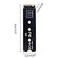 Miniatyrbillede 5 af 5: PCIE til M.2 NVME SSD Konverter Adapterkort til U.2 Riser Udvidelseskonverter U2