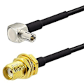 Miniatyrbilde 3 av 5: 4G Antenne SMA Hunn Til TS9 Hann Adapterkabel 15cm 2stk For Ekstern Antenne Router E5372 E5577 E