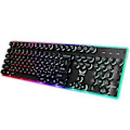 Miniatyrbillede 3 af 5: Gaming Tastatur USB Baggrundsbelyst Kablet Tastatur til Spil Laptop PC Computer Spil Gamer Arbejde