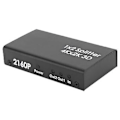 Miniatyrbillede 4 af 5: HDMI Splitter En i To High Definition 1 Ind 2 Udgangsfordeler 1x2 4K Konverter 100‑240VUK