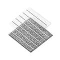 Miniatyrbillede 2 af 5: Mikrofiber Køkkenhåndklæder - Super Absorberende, Bløde Viskestykker, 8 Pak Stribet Design Grå Og Hvid