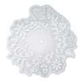 Miniatyrbilde 1 av 5: Blad Blomst Klokke Skive Form - Hvit Gjenbrukbar Silikon for Unike DIY Hjemmeinnredningsgaver