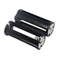 Miniatyrbillede 2 af 5: Lommelygte Lampe Adapter til Case Konverter 2 stk. Batteriholder Sort Cylindrisk AAA Plastik Batteriholder Adapter til