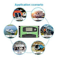Miniatyrbillede 4 af 4: Solar Opladningscontroller LCD Display Fotovoltaisk Solpanel Intelligent Regulator 12V 24V 30A