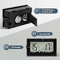 Miniatyrbillede 4 af 5: Mini Digital LCD Termometer Hygrometer Temperatur Fugtighedstester Termometer Bærbar Termo Hygrometer Indikator Til Kontor Køkken Humidorer Inkubator