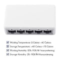 Miniatyrbild 5 av 5: Ethernet Internet Splitter Hub Nätverk Switch Dator 5 Portar 10/100mbps EU-kontakt