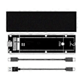Pikkukuva 1 / 5: 2012 Air A1425 A1398 A1465 A1466 SSD Kotelo USB3.2 GEN2 6Gbps M.2 SATA SSD Laatikko SSD Kehikko 2 Kaapelia