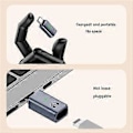 Pikkukuva 2 / 5: Kuulokekaapelin muunnin USB C uros - 8-nastainen naaras audioadapteri 15:lle, Type C -matkapuhelin valkoinen