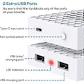 Pikkukuva 5 / 5: Jäähdytystuuletinteline yhteensopiva Xbox Series S:n kanssa, pohja tuulettimella ja telakointiasemalla, 3 säädettävää nopeustasoa ja 2 USB-porttia (vain Xbox Series S:lle)