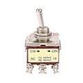 Miniatyrbild 1 av 4: On ON 2-läges vippströmbrytare 3PDT 9 stift 12mm 15A/250VAC 10A/380VAC