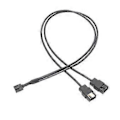Miniatyrbillede 1 af 5: 4-Pin Y Splitter Kabel 4-Pin PWM Hun til 4-Pin CPU PC Kabinet Blæser Adapter Kabel