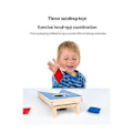 Pikkukuva 4 / 5: Cornhole-pelisetti 4 papupussilla - Loistava sisä- ja ulkoleikkeihin, täydellinen papupussipeli lapsellesi, punainen