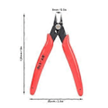 Miniatyrbillede 3 af 4: 2 stk. Diagonaltang Wire Stripper Kabel Side Skærende Snip Kulstofstål Skærer Afisoleringsværktøj