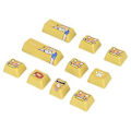 Miniatyrbild 2 av 4: PBT Keycaps 10 st Anpassade Tangentbordstangenter PBT Mekaniska Tangentbordstangenter Anpassade Tangentbordstangenter Snabb Respons